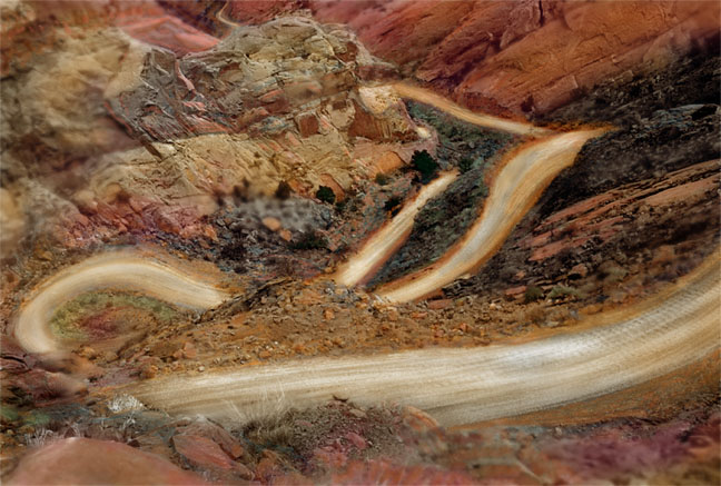  Burr's Heart manipulated landscape archival pigment print