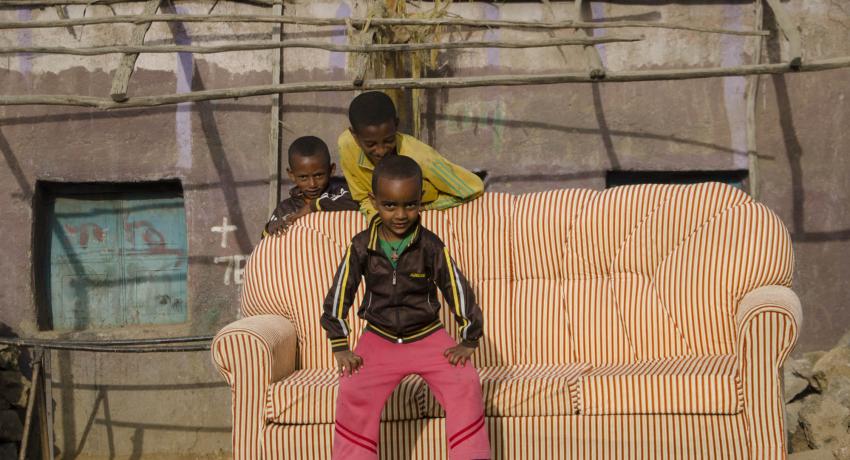 Boy on Sofa, Gondar Axum