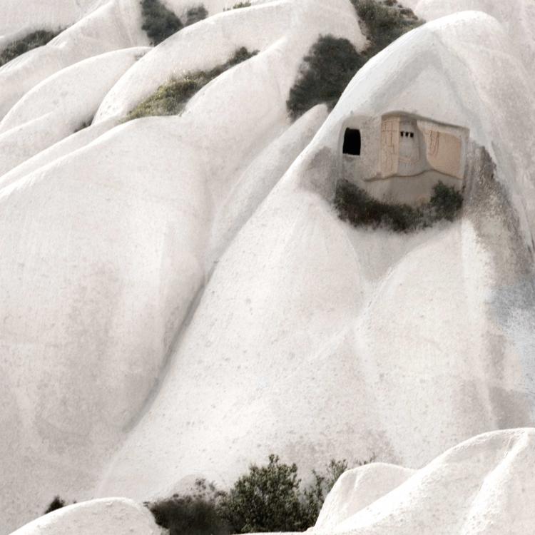  Rockhouse Goreme, Turkey manipulated landscape archival pigment print