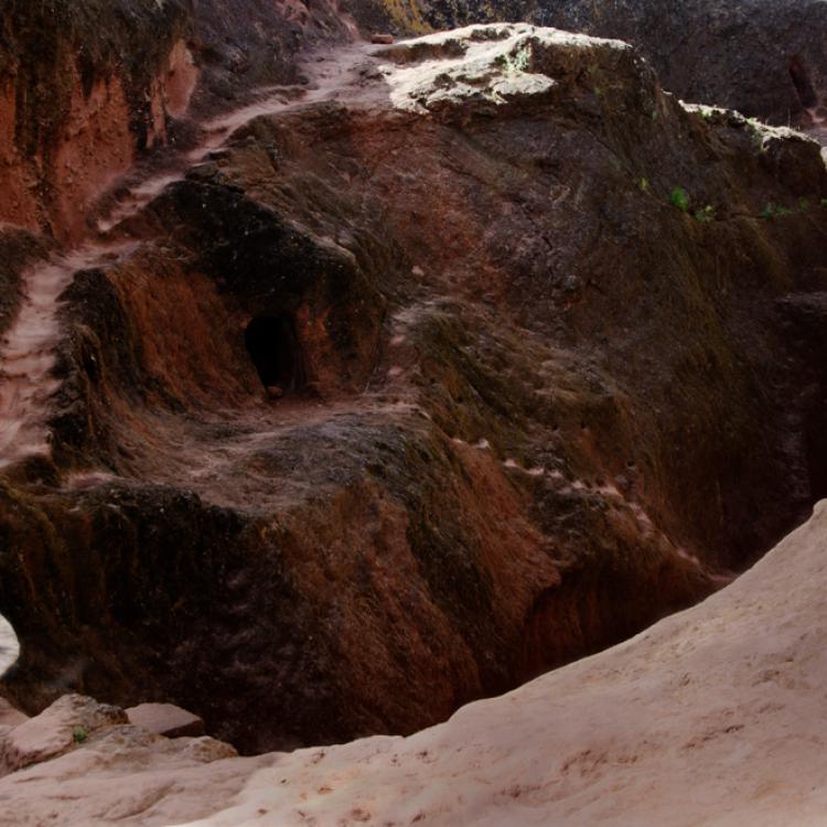 Man on Steps, Lalibela