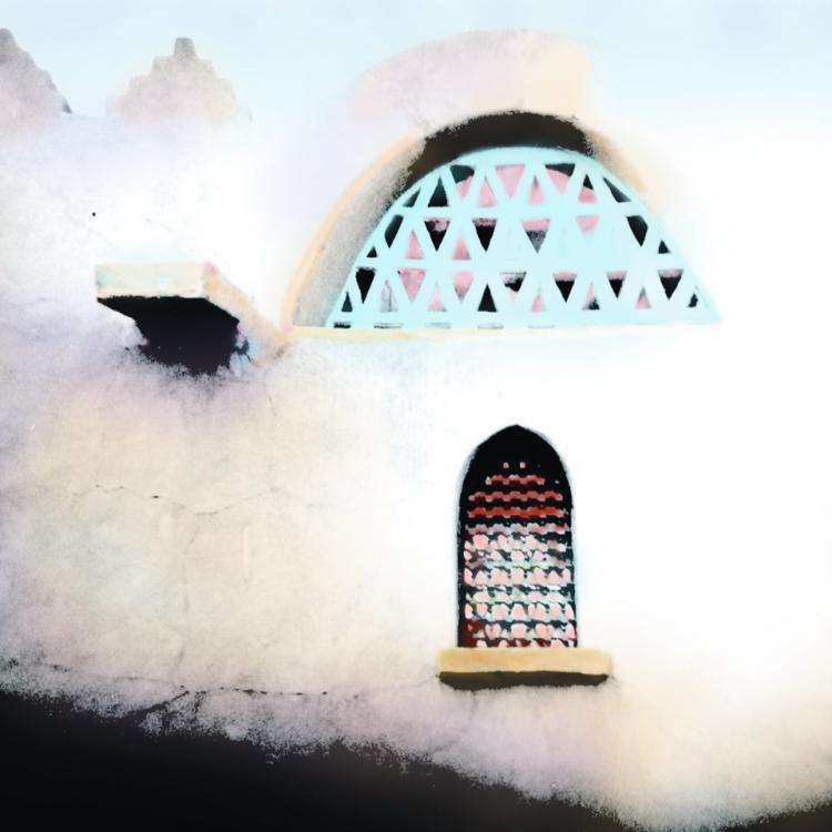 "Mosque 1" archival pigment print 11x8.5