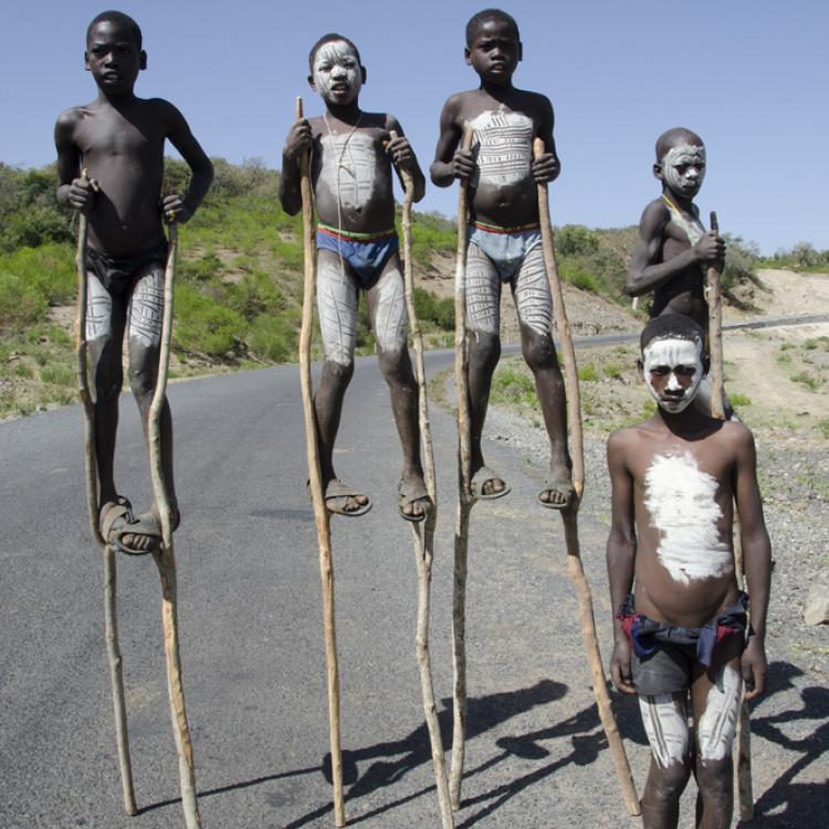 Hamer Boys on Stilts 