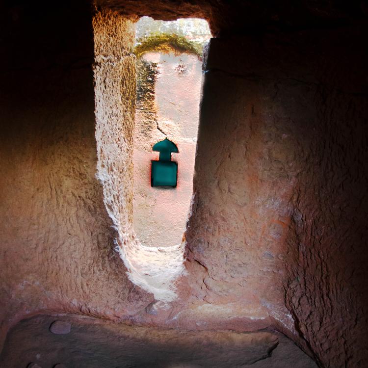 The Green Crescent Doorway, Lalibela