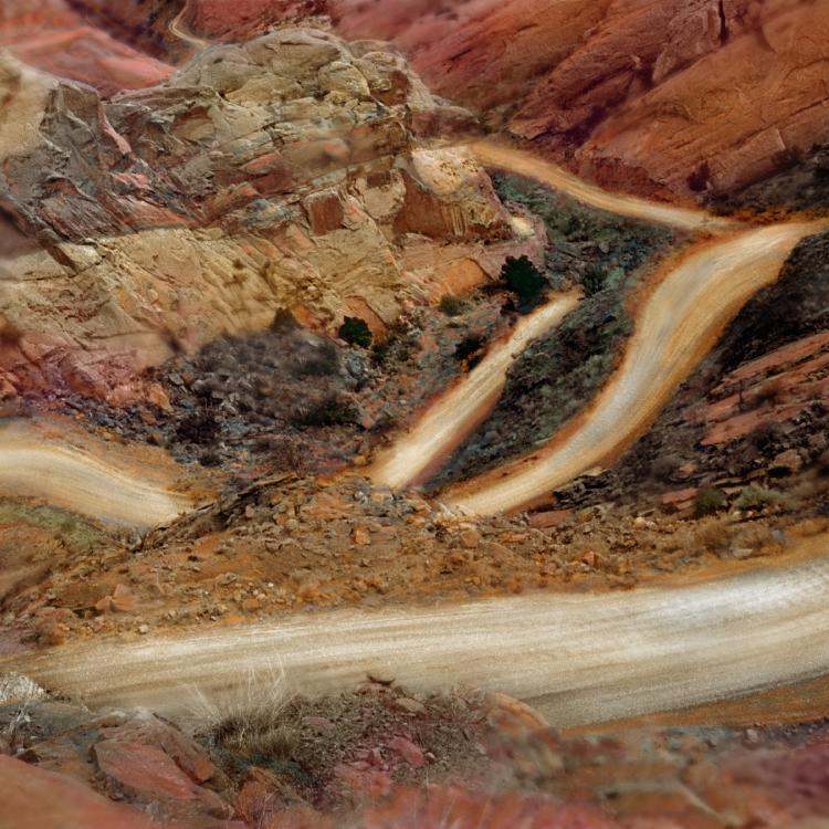 Hand colored archival pigment print